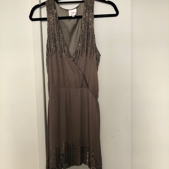 Beaded Parker Dress. Size M - Picture 2 of 9